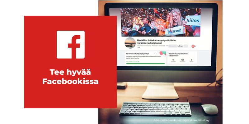 Hyväntekeväisyys Facebookissa